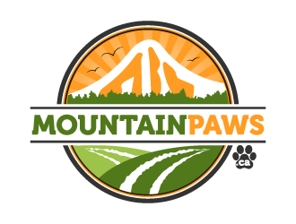 MountainPaws.ca logo design by pencilhand