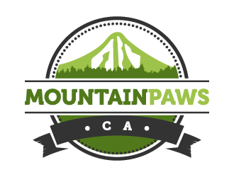MountainPaws.ca logo design by pencilhand