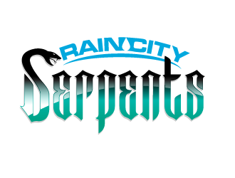 Rain City Serpents  logo design by dondeekenz