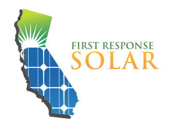 First Response Solar logo design by aldesign