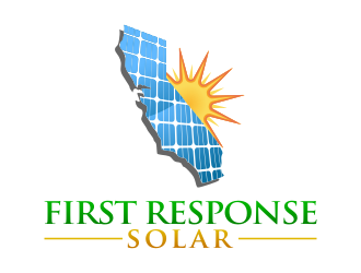 First Response Solar logo design by Dakon