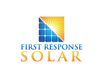 First Response Solar logo design by mhala