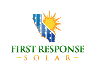First Response Solar logo design by ORPiXELSTUDIOS