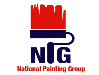 National Painting Group logo design by PMG