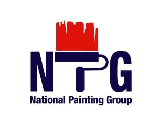 National Painting Group logo design by PMG