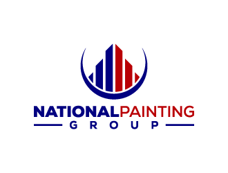 National Painting Group logo design by pencilhand