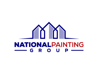 National Painting Group logo design by pencilhand