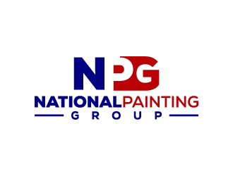 National Painting Group logo design by pencilhand