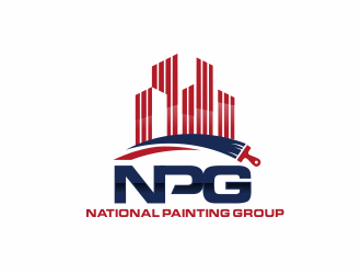 National Painting Group logo design by kimora