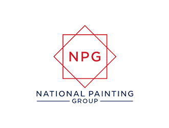 National Painting Group logo design by checx