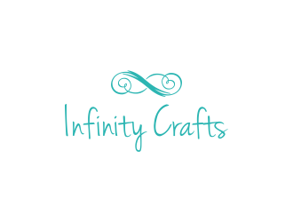 Infintiy Crafts logo design by oke2angconcept
