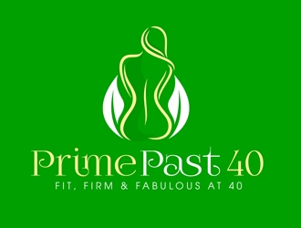 Prime Past 40 logo design by DreamLogoDesign