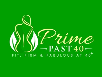 Prime Past 40 logo design by DreamLogoDesign