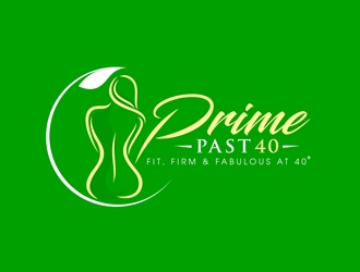 Prime Past 40 logo design by DreamLogoDesign
