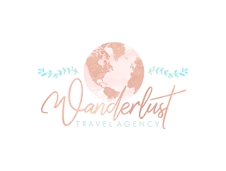 Wanderlust Travel Agency logo design by Republik