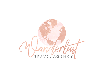 Wanderlust Travel Agency logo design by Republik