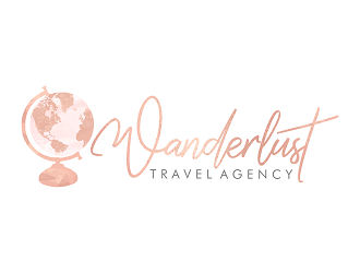 Wanderlust Travel Agency logo design by Republik