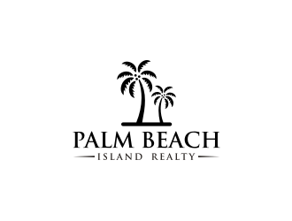 Palm Beach Island Realty logo design by dewipadi