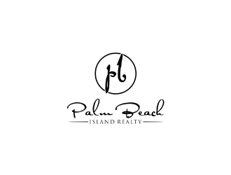 Palm Beach Island Realty logo design by johana