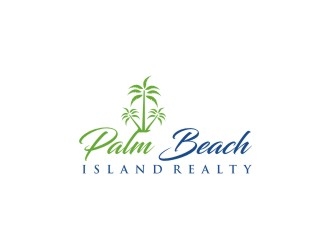 Palm Beach Island Realty logo design by bricton