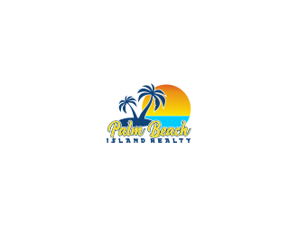 Palm Beach Island Realty logo design by menanagan