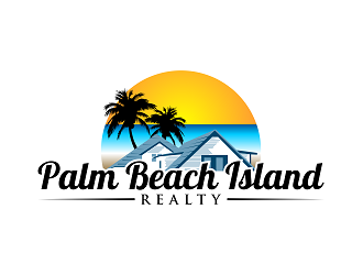 Palm Beach Island Realty logo design by Republik