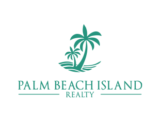 Palm Beach Island Realty logo design by done