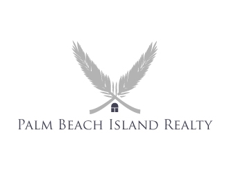 Palm Beach Island Realty logo design by zenith