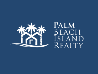 Palm Beach Island Realty logo design by YONK