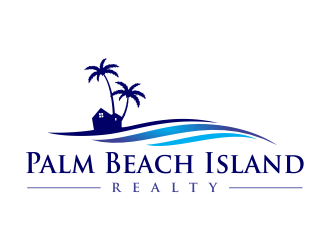 Palm Beach Island Realty logo design by AisRafa