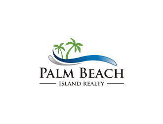 Palm Beach Island Realty logo design by R-art