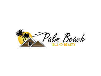 Palm Beach Island Realty logo design by Kruger