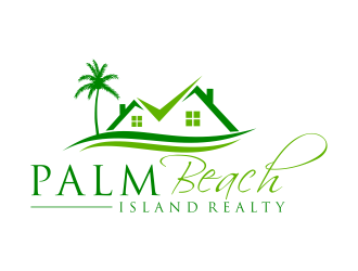 Palm Beach Island Realty logo design by RIANW