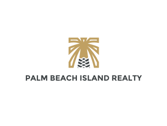 Palm Beach Island Realty logo design by ramapea