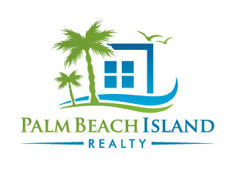 Palm Beach Island Realty logo design by akilis13