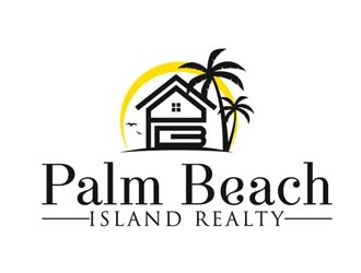 Palm Beach Island Realty logo design by logoguy