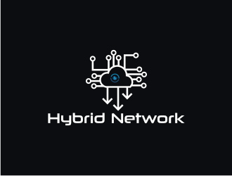 Hybrid Network logo design by logitec