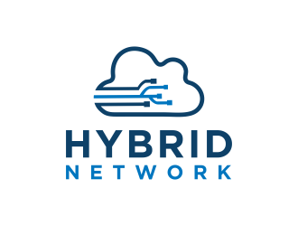 Hybrid Network logo design by RIANW