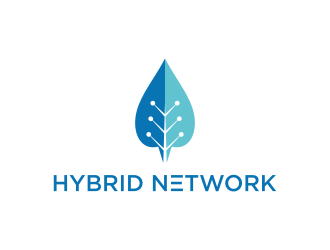 Hybrid Network logo design by savana