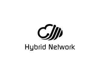 Hybrid Network logo design by mbamboex
