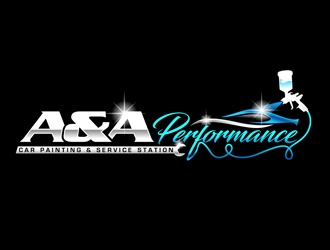 A&A Performance logo design by DreamLogoDesign
