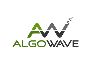 AlgoWave logo design by megalogos