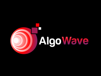 AlgoWave logo design by serprimero