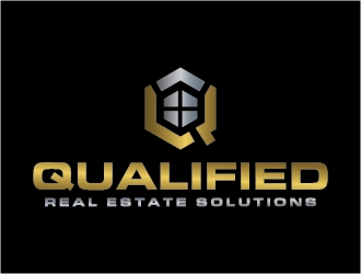 Qualified Real Estate Solutions logo design by onep