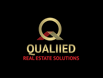Qualified Real Estate Solutions logo design by geomateo