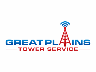 Great Plains Tower Service  logo design by hidro