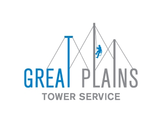 Great Plains Tower Service  logo design by Boomstudioz