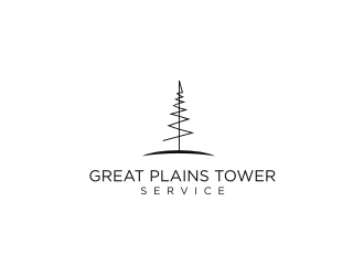 Great Plains Tower Service  logo design by mbamboex