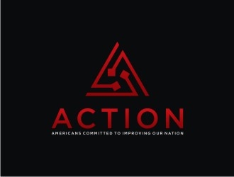 ACTION - Americans Committed To Improving Our Nation logo design by Franky.