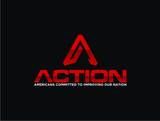 ACTION - Americans Committed To Improving Our Nation logo design by agil